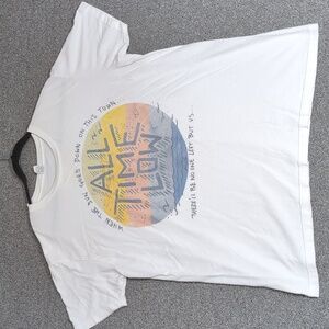 All Time Low - Runaways Album Band Tee Size XL in White